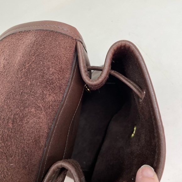 COACH Vintage Day Pack Bag Backpack Mahogany Brown 9960 Flap Turn Lock Purse main image 10